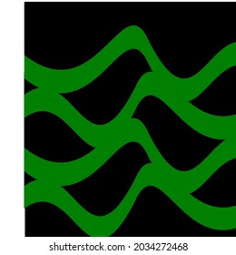 Black and green abstact background