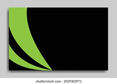 Black and green abstract background design. Great background for computer, web, flyer, cover, banner, social media, sales template etc