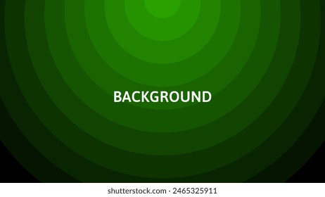 Black and green abstract background with gradient rounds. Blended overlay pattern