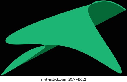 Fondo negro y verde. Este fondo es adecuado para teléfonos móviles, fondos de presentación y más.