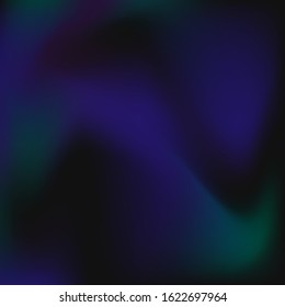 Black green blue gradient vector background. Abstract texture. Landing page. Modern design for website.