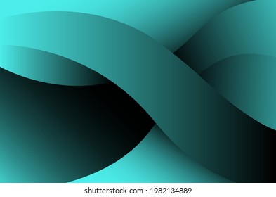 fondo vectorial azul negro y verde