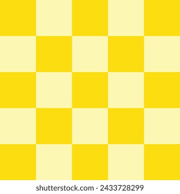 Black and green checkered background. Background in a cage. Vector illustration, yellow, blue, red and White