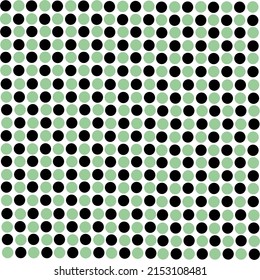 Black green Fabric Polka Dot Vector Background