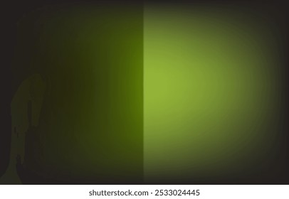 Black, green gradient abstract background, design horizontal texture. It is a customizable file.