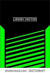 Black and Green Jersey Template