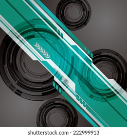 black Green  Light Abstract Technology background for computer graphic website internet and technology. 