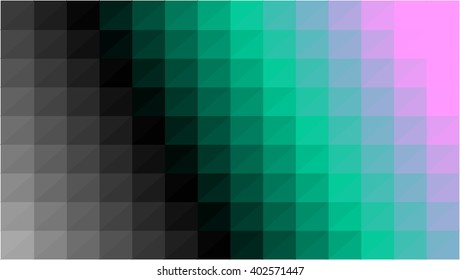 Black green pink triangle grid background