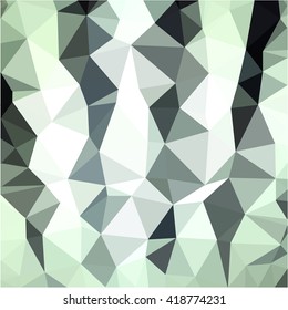 Black green polygonal background