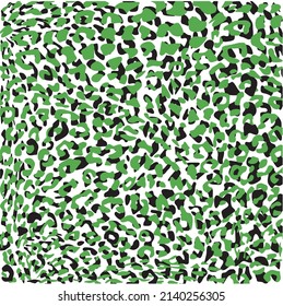 black green spots pattern isolated on white background. – Illustrations