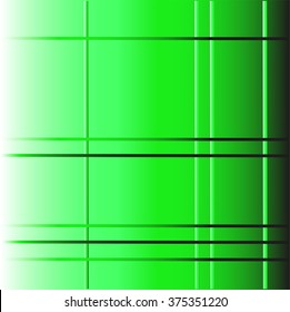 Black and green strips on a green background