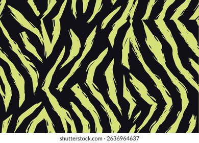 Black and green tiger stripe camouflage pattern.Camouflage seamless pattern. Tiger stripe camouflage pattern. Forest real tree camouflage design.Tiger stripe pattern.