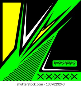 black and green vector background abstract design