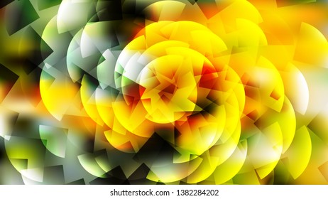 Black Green and Yellow Abstract Background