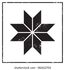 Black greeting card with folk scandinavian and Nordic ornament. Inspired by Norwegian Christmas. Festive winter cards. Happy new year and merry christmas concept. Grunge old texture. Stylish cards.