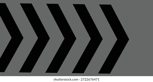 Plano de Fundo de Seta Geométrica 3D Preto e Cinza