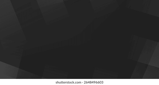 Fondo abstracto negro y gris Ilustración vectorial moderna