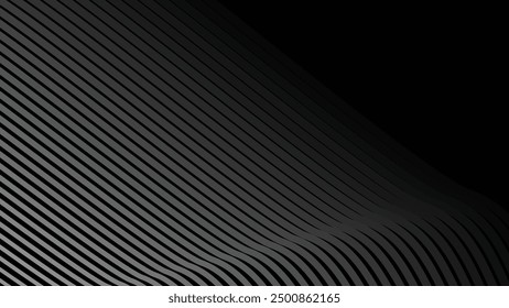 Black grey abstract background vector image for backdrop or presentation