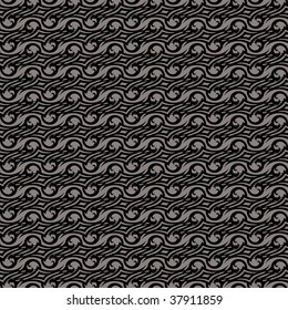 black and grey abstract wallpaper with linked seamless design