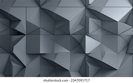 Black Grey Architecture Background with geometric design, pattern