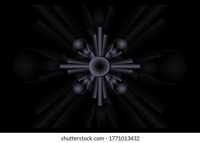 Black and grey background design Modern. Graphic Design background