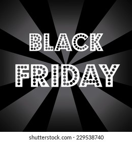 a black and grey background with text for black friday