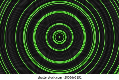 Black and grey circles background. Abstract modern vector illustration. Simple geometric pattern