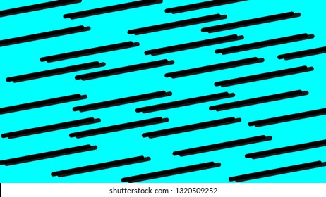Black and grey diagonal lines on a teal vector background 