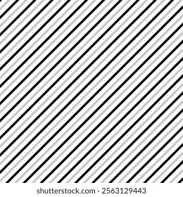 black and grey diagonal lines vector illustration art for backgrounds. classic backdrop pattern repeating. artistic decoration lines material