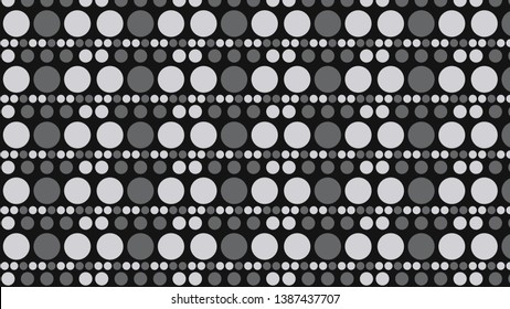 Black and Grey Geometric Circle Background Pattern Vector Art