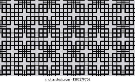 Black and Grey Geometric Square Pattern