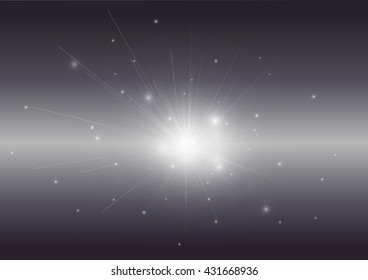 Black and grey glowing light background
