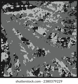 Ilustración de fondo abstracto del pincel de gradación gris negro 