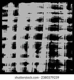 Ilustración de fondo abstracto del pincel de gradación gris negro 