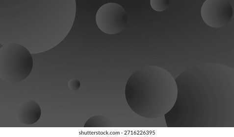 Fondo degradado gris negro con patrón de círculo abstracto
