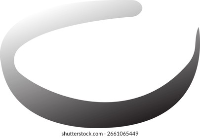 preto cinza Gradient head band. ilustração vetorial