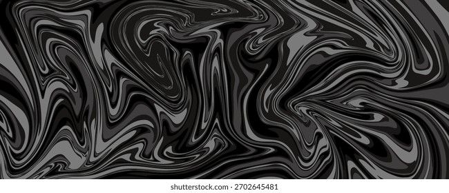 Black and grey liquid marble high quality background