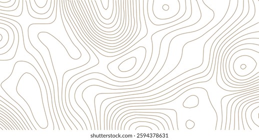 The black grey on white contours vector topography stylized height of the lines. The concept of a conditional geography scheme and the terrain path. Ultra wide. Map vector terrain Illustration.
