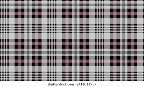 Black grey and pink plaid texture background	