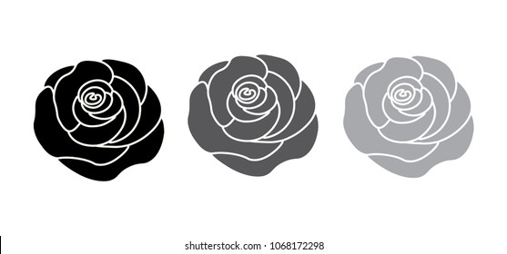 Black and Grey Roses 