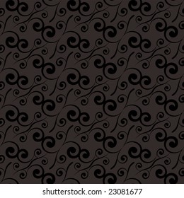 Fondo de mosaico sin soldadura en negro y gris