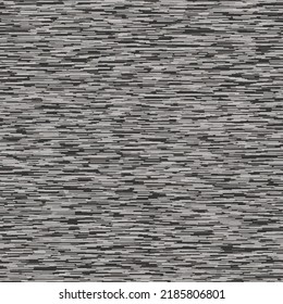 Patrón sin fisuras de cuero cuadrado negro y gris. Textura vectorial de Melange. Fondo de tela trimezcla. Vegetación de Jersey. Fibras de yarn. Efecto tintado. Ropa de lana