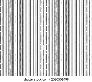 Black with grey stripes vertical Modern lined texture stripe pattern.Abstract irregular striped textured background. Seamless pattern.
