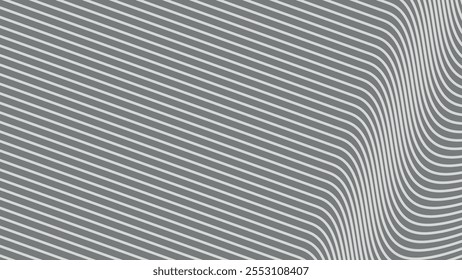 Black grey wavy stripes abstract background for backdrop or fabric style