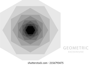 Black, grey and white geometric background. Vector illustration. 