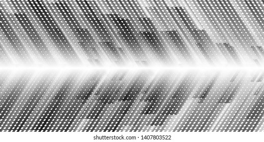 Black Grey and white tech arrows abstract modern background. Concept vector design
