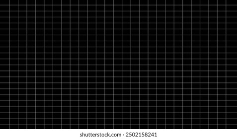 Black grid line background. Vector illustration