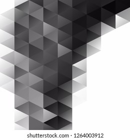 Black Grid Mosaic Background, Creative Design Templates