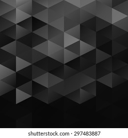 Black Grid Mosaic Background, Creative Design Templates