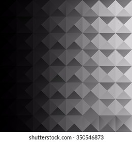 Black Grid Mosaic Background, Creative Design Templates